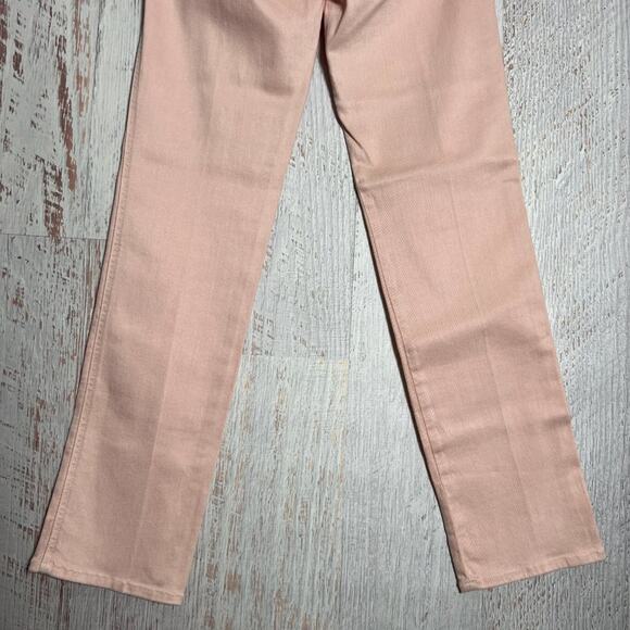 NWT Mother The Rascal Cuff Pop! Jeans SIZE 25 Just Peachy Pink Denim NEW - Picture 11 of 11